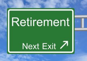 retirement sign